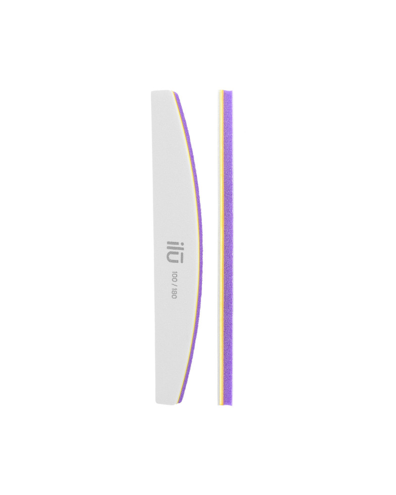 ilū 2in1 nail File & Buffer, Bridge, 180/100