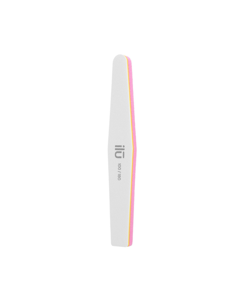 ilū 2in1 Nail File & Buffer, Diamond, 180/100