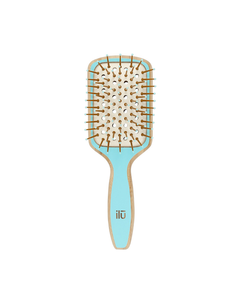 ilū BambooM! Bamboo Hairbrush - Ocean Breeze