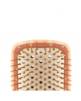 ilū BambooM! Bamboo Hairbrush - Sweet Tangerine