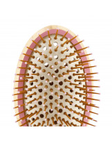 ilū BambooM! Bamboo Hairbrush - Pink Flamingo