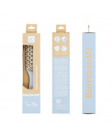 ilū BambooM! Bamboo Hairbrush - True Blue