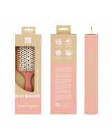 ilū BambooM! Bamboo Hairbrush - Sweet Tangerine