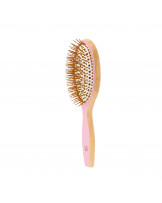 ilū BambooM! Bamboo Hairbrush - Pink Flamingo