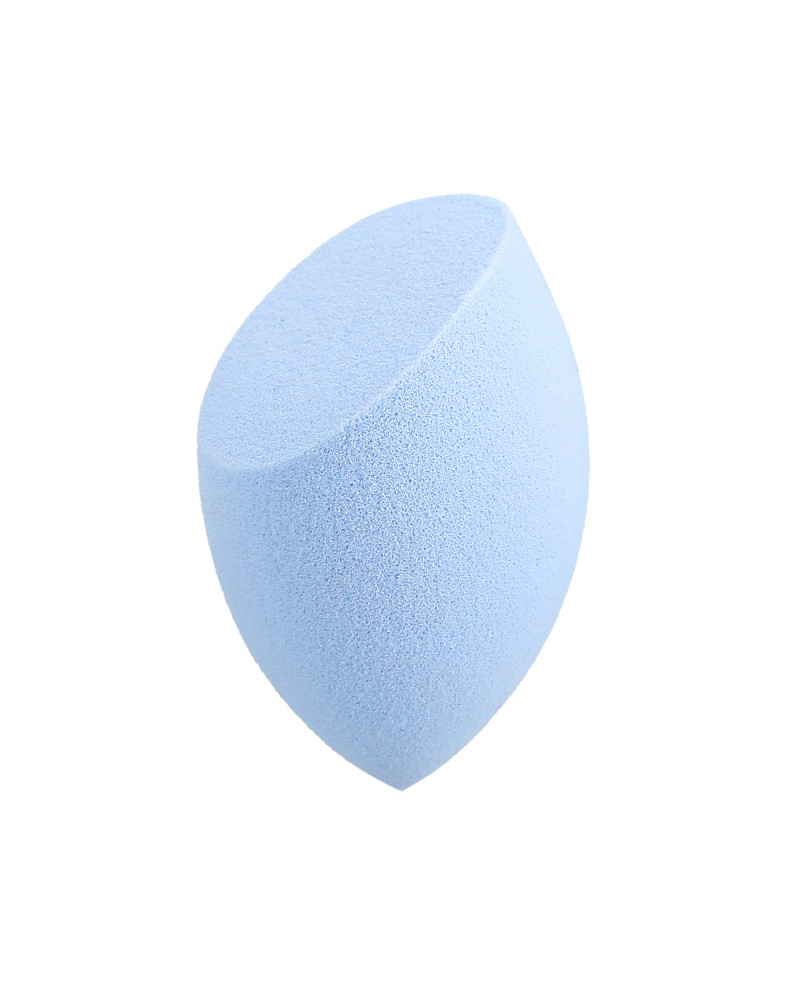 ilū Olive Cut Makeup Sponge, Blue