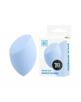 ilū Olive Cut Makeup Sponge, Blue