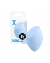 ilū Olive Cut Makeup Sponge, Blue