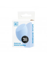 ilū Olive Cut Makeup Sponge, Blue