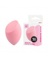 ilū Olive Cut Makeup Sponge, Pink