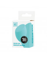 ilū Olive Cut Makeup Sponge, Turquoise