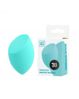 ilū Olive Cut Makeup Sponge, Turquoise