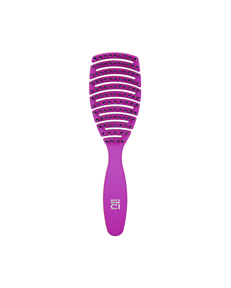 ilū My Happy Color Detangling Vent Hairbrush, Purple