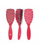 ilū My Happy Color Gelüftete Haarbürste, Rot