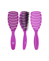 ilū My Happy Color Detangling Vent Hairbrush, Purple