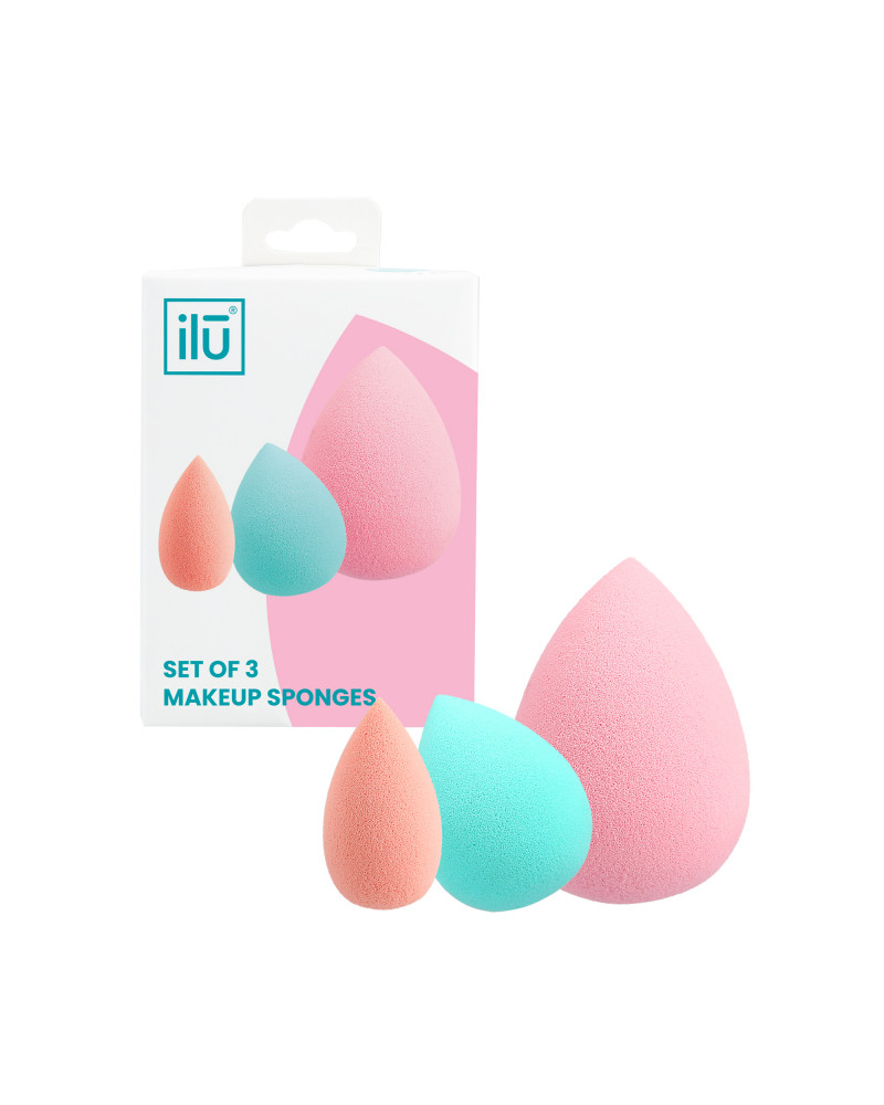 ilū Makeup Sponges, Set of 3