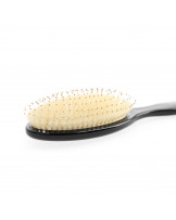 Kashōki Smooth White Detangler Oval Hair Brush with White Boar Bristles 