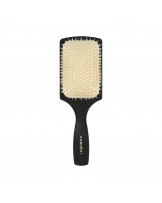 Kashōki Smooth White Detangler Paddle Haarbürste Mit Weißen Wildschweinborsten 