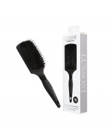 LUSSONI Care&Style Paddle Haarbürste Mit Natürlichen Wildschweinborsten 