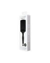 LUSSONI Care&Style Paddle Haarbürste Mit Natürlichen Wildschweinborsten 