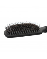 LUSSONI Care&Style Paddle Haarbürste Mit Natürlichen Wildschweinborsten 