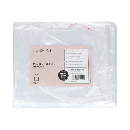 LUSSONI Schutzschürze aus Plastik, 50 Stk.