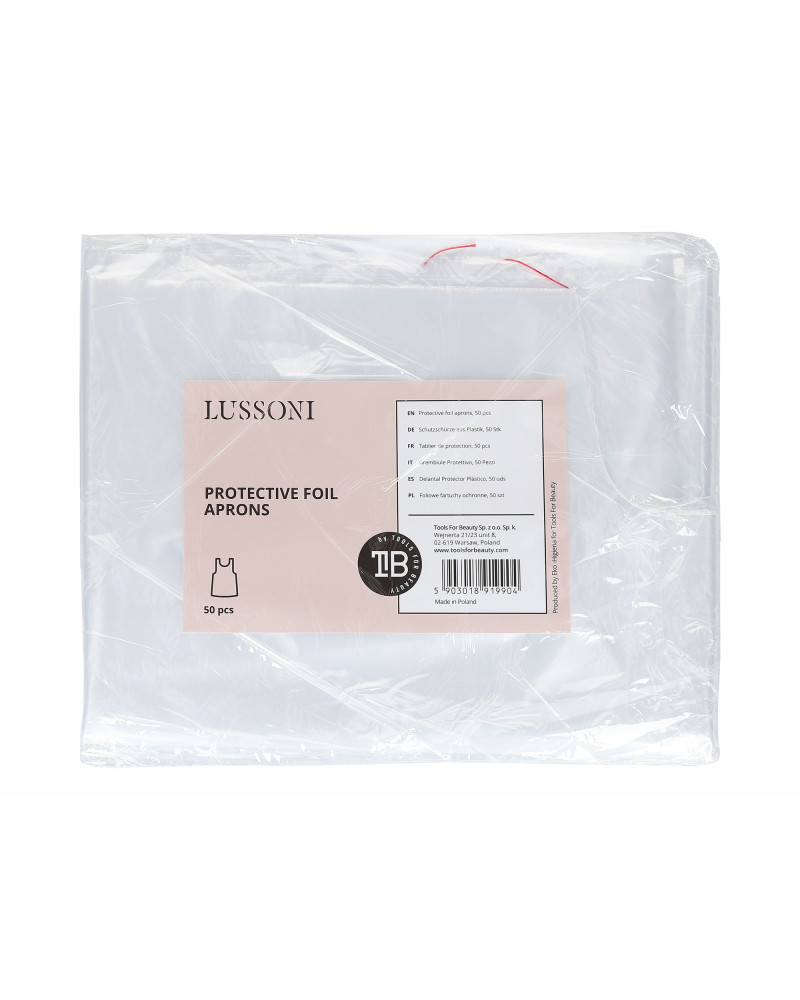 LUSSONI Protective foil aprons, 50 pcs