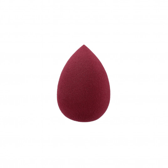 LUSSONI Raindrop Makeup Sponge, Burgundy