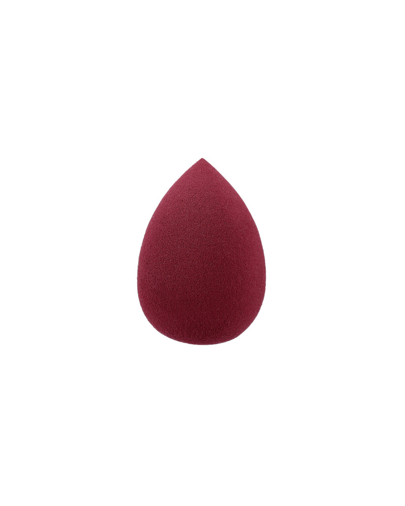 LUSSONI Raindrop Makeup Sponge, Burgundy