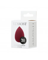 LUSSONI Raindrop Makeup Sponge, Burgundy