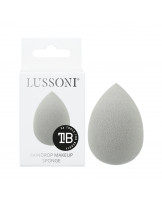 LUSSONI Tropfenförmiger Makeup Schwamm, Grau