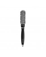 LUSSONI Hot Volume Styling Brush with Waved Bristles, Ø 25 mm