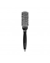 LUSSONI Hot Volume Styling Brush with Waved Bristles, Ø 33 mm