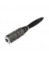 LUSSONI Hot Volume Styling Brush with Waved Bristles, Ø 25 mm