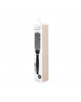 LUSSONI Hot Volume Styling Brush with Waved Bristles, Ø 33 mm