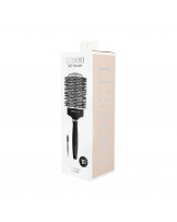 LUSSONI Hot Volume Styling Brush with Waved Bristles, Ø 65 mm