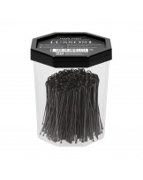 LUSSONI 300 Stück Schwarz Haarnadeln, 4,5 cm