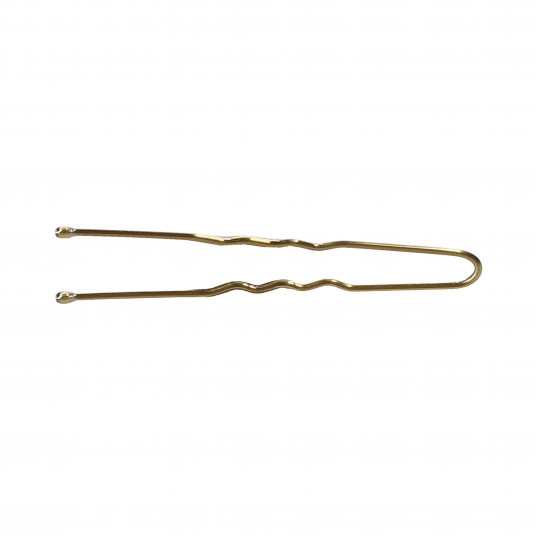 LUSSONI Wavy Hair Pins, 4,5 cm, Gold, 300 pcs.