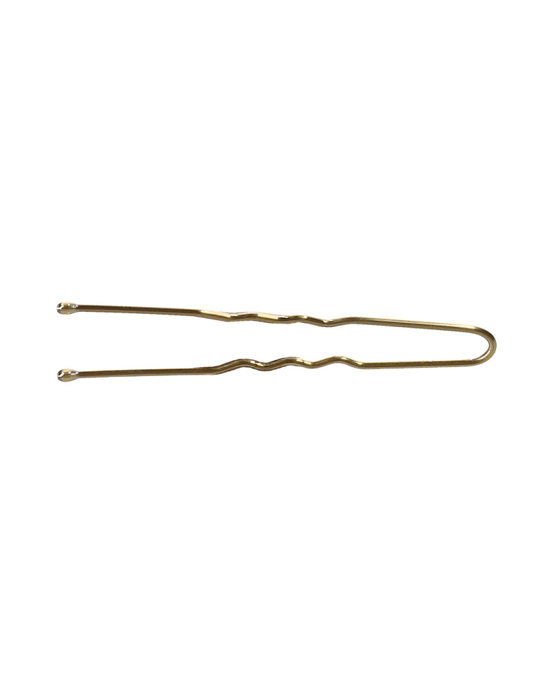 LUSSONI Wavy Hair Pins, 4,5 cm, Gold, 300 pcs.