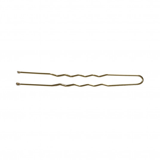 LUSSONI Wavy Hair Pins, 6,5 cm, Gold, 300 pcs.