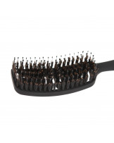 LUSSONI Labyrinth Flexible Haarbürste Mit Natürlichen Wildschweinborsten