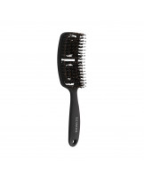 LUSSONI Labyrinth Flexible Hair Brush with Natural Boar Bristles