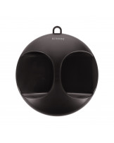 LUSSONI Schwarz Und Rund Spiegel, Ø 29 cm
