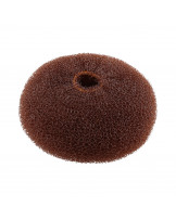 LUSSONI Hair Bun Ring, Brown, Ø 110 mm