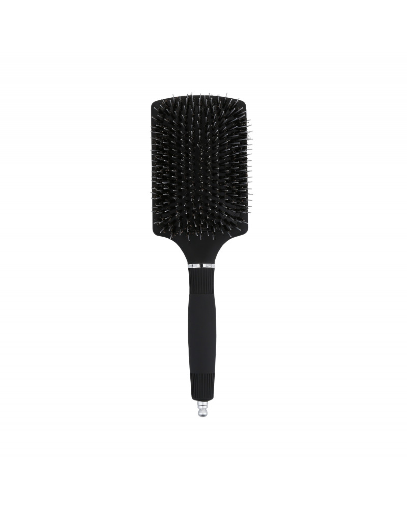 LUSSONI Simple Care Hairbrush, Boar Bristles, With Removable Pin