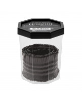 LUSSONI 250 Stück Schwarz Gewellte Haarnadeln, 4 cm