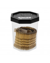 LUSSONI 250 Stück Gold Gewellte Haarnadeln, 4 cm