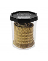 LUSSONI Waved Hair Grips, 6 cm, Gold, 250 pcs. 