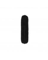 LUSSONI Schwarz Haarknotenring Mit Gummiband, 150 mm