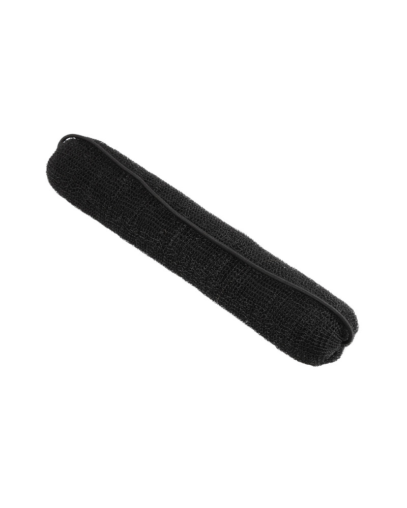 LUSSONI Schwarz Haarknotenring Mit Gummiband, 230 mm
