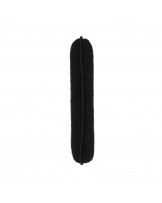 LUSSONI Schwarz Haarknotenring Mit Gummiband, 230 mm